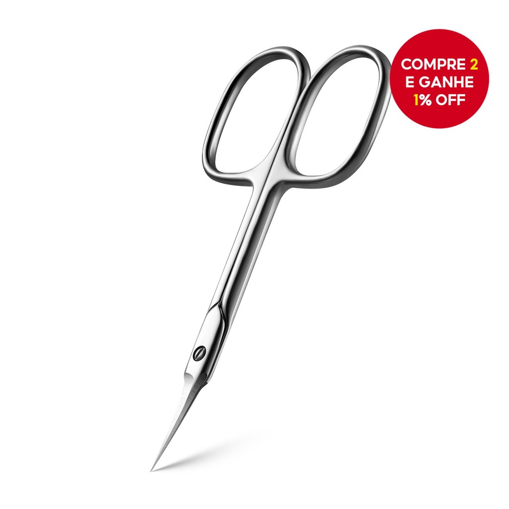 OPENY Tesouras Finas e Curvadas para Remoção de Pele Russa, Tesouras de ...