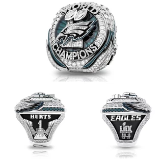 Anel comemorativo de alta qualidade 2025 novo estilo NFL Philadelphia Eagles Champion Ring Silver Eagle Ring com asas