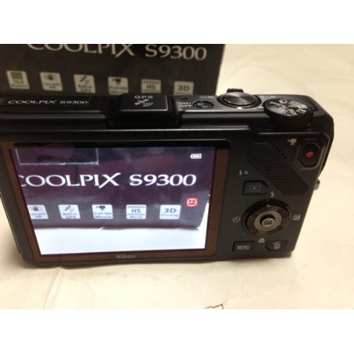 USED]Do Japão [Usado] Câmera Digital Nikon COOLPIX S9300 Preto