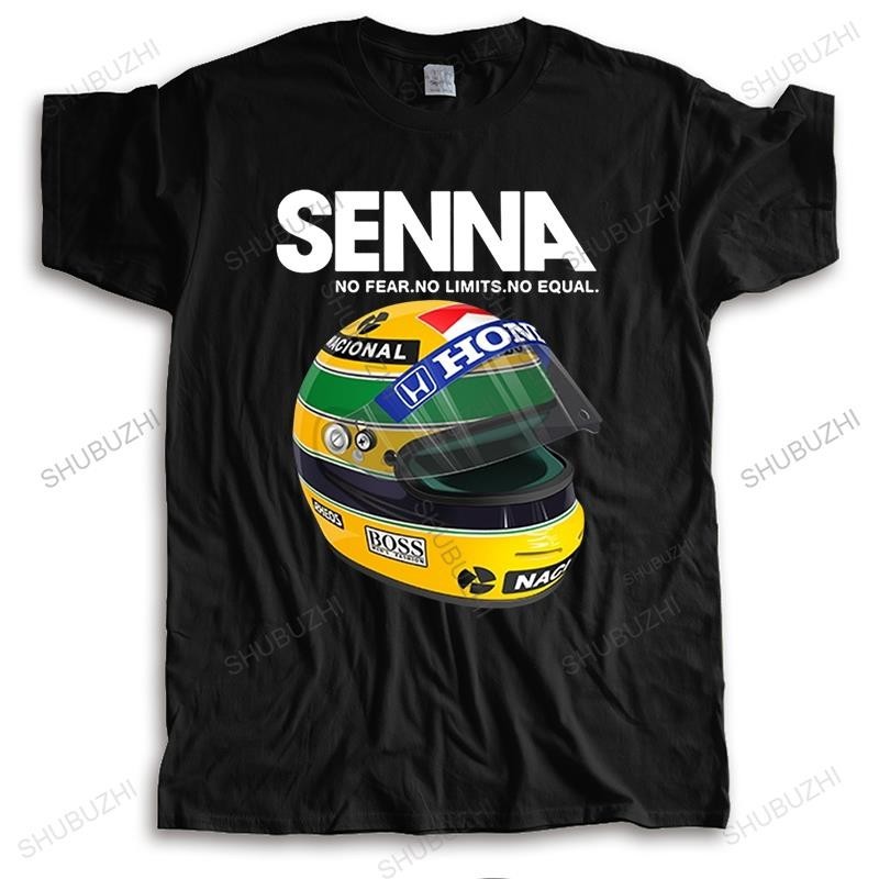 Capacete Viral Macio Ayrton Senna Tee Clothing 1 Race Car Man Crew 