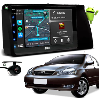 Kit Multimidia Android 7 Pol Corolla 2003 2004 05 2006 2007