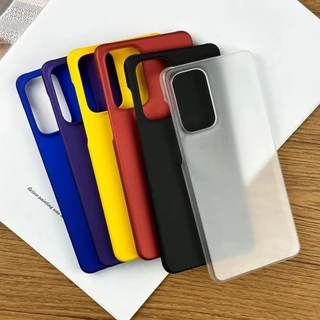 Simples Ultra-Fino Fosco Duro Caso De Telefone Para Samsung Galaxy A73 A74 A54 A34 A24 A14 5G Anti-Impressão Digital PC Capa Traseira