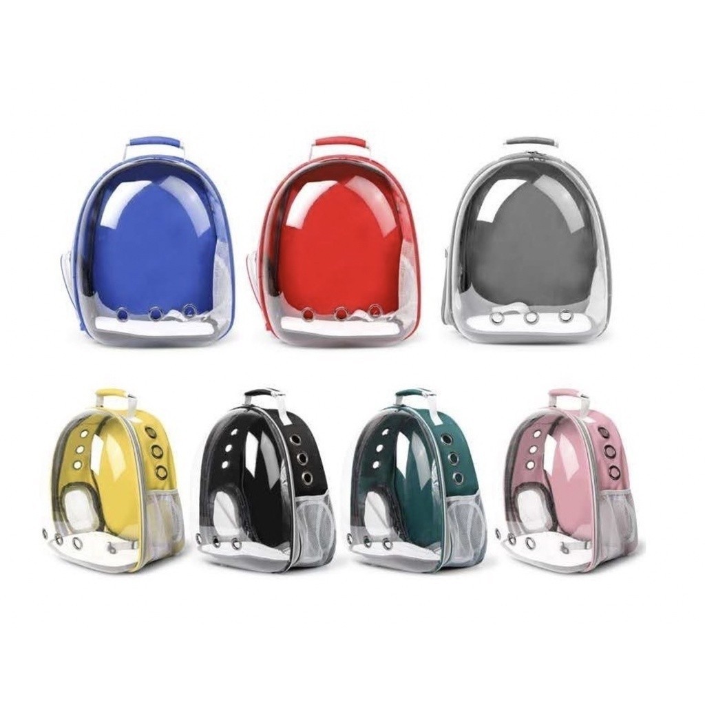 Mochila Astronauta Transparente Visão Passeio Respirável Para Gato Animais