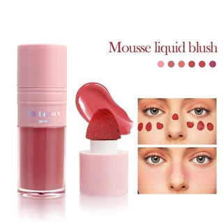 Cores De Ajuste 6 Blush Líquido Raro Veludo Matte Face Pigmento De Beleza Duradouro Creme Natural Bochecha Laranja Pêssego Maquiagem