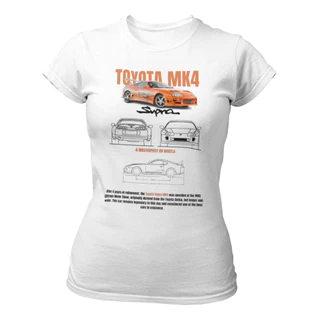 Camisa Camiseta Feminina Masc Estampada Carro Toyota Supra 2