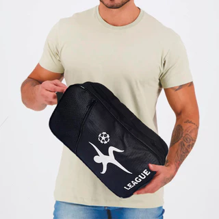 Bolsa Porta Chuteira Necessaire Masculina Calçado Tenis G Futebol Esporte Academia Treino Grande