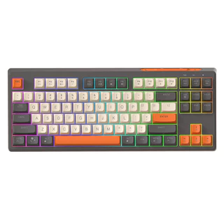 M87 Teclado De Jogos Sem Fio , Conexão De Modo Duplo 2.4G , Tampa De Bola PBT , Rainbow Light , Adequado Para Computadores , Laptops E Mac