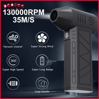 [PEASEE] 130000turbofan Rpm , Velocidade Do Vento 35m/s Potente Ventilador A Jato De Alta Potência , Com Lanternas De Remoção De Pó Violento Turbo
