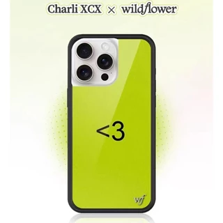 Wildflower Charli XCX WF Capa Para IPhone 15 14 13 12 Pro Max Traseira Acrílica À Prova De Choque 14plus 15plus