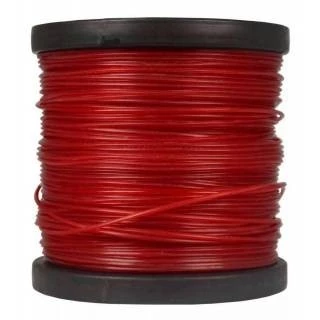 Rolo Bobina de Fio de Nylon 3,00mm para Roçadeiras Vermelho Quadrado C/ 2Kg - 207Mts