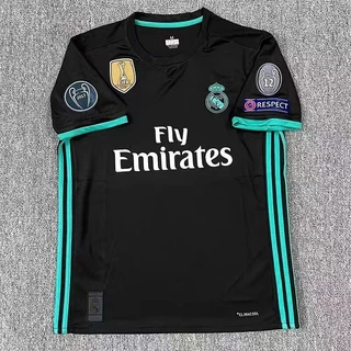 Retro Edition 2017/18 Real Madrid Away Camisa E De Futebol Para S-2XL , Pode Adicionar Seu Nome Número