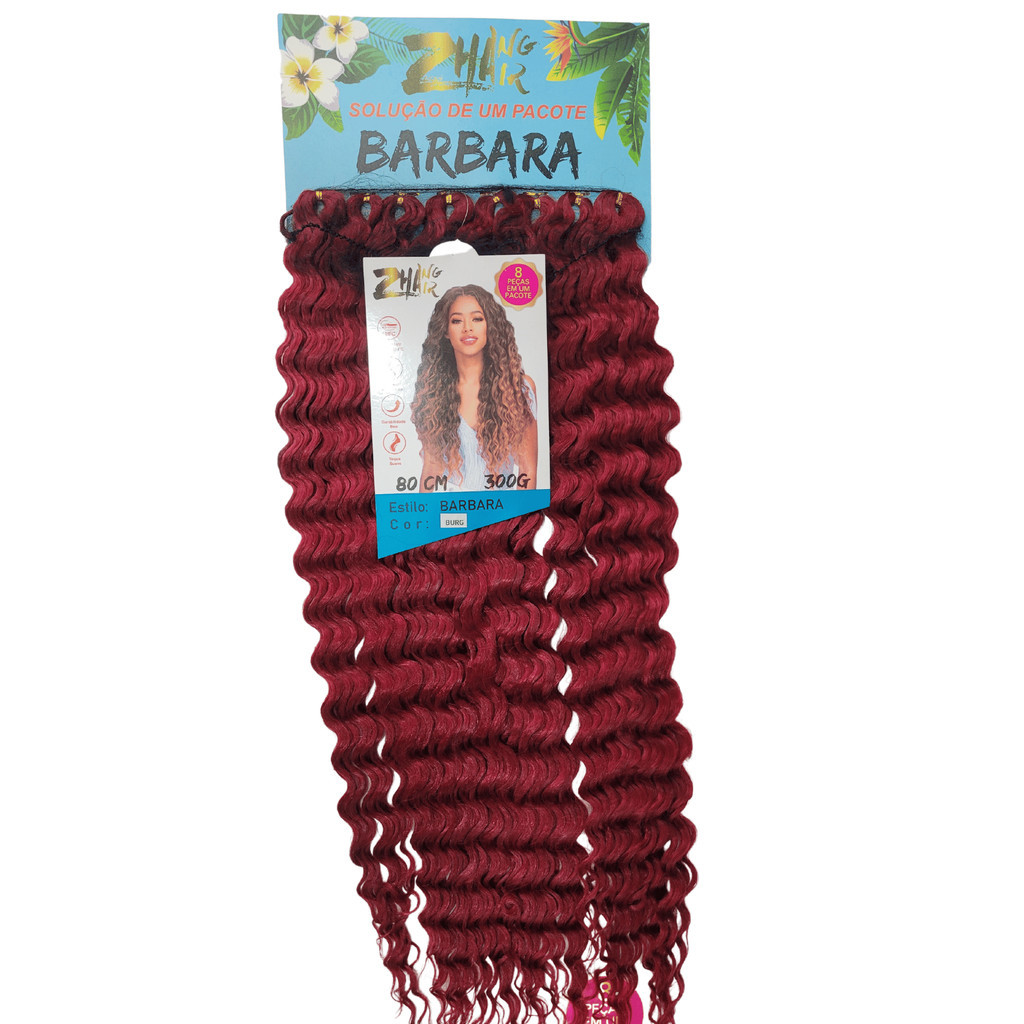 cabelo super line barbara orgânico método crochet 80c 300g