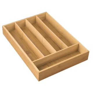 Organizador Para Talheres de Bambu Unite 33x23x4,5cm