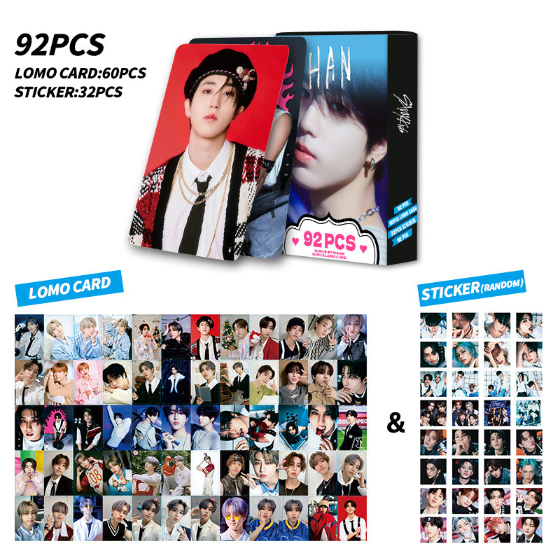 92-96pcs STRAY KIDS JJAM ATE Lomo Cards Lose My Breath skz Toy