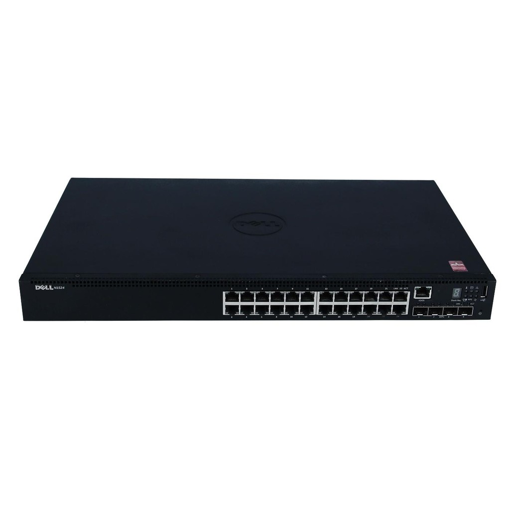 Switch Dell N1524: 24 Porta Giga Rj45, 4x SFP+ 10 Giga | Shopee Brasil