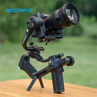 FeiyuTech SCORP 2 Estabilizador de cardan de câmera rastreador de IA integrado compatível com câmera DSLR sem espelho Sony/Canon/Nikon