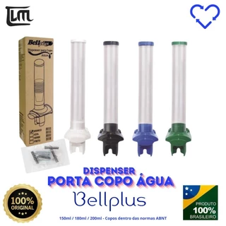 Dispenser Suporte Porta Copos de Água Descartáveis 150ml 180ml 200ml Parede Bellplus