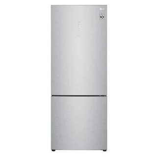 Geladeira Smart Lg Inverter Bottom Freezer 451 Litros GC-B659NSM Compressor Inverter Prata 127V
