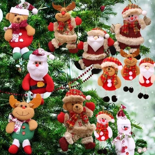 JIONS 2023 Novo Natal Pingente Decorativo Dança Velho Homem Snowman Veados Urso Boneca De Tecido para Decoração De Casa/enfeites de natal