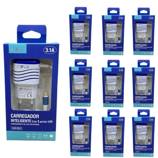 Kit 10 Carregador V8 Celular Turbo Android Atacado Sortidos