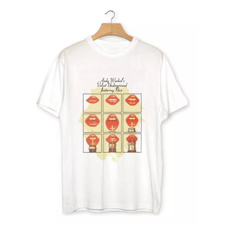 Camiseta Andy Warhol's Velvet Underground Feat Nicounissex