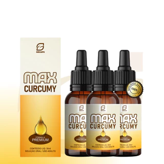 kit 3x Max Curcumy Original Suplemento 30ml cada Envio imediato em Oferta na Shopee