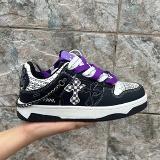 Sapatos masculinos de corrente calçados esportivos casuais Graffiti sapatos de skate