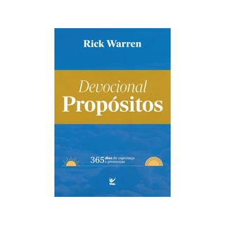 Devocional Propósitos | 365 dias de esperança e promessas | Rick Warren em Oferta na Shopee