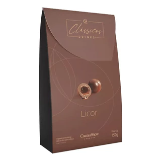 Kit 4 Chocolate Drageado Licor 150g Cacau Show em Oferta na Shopee