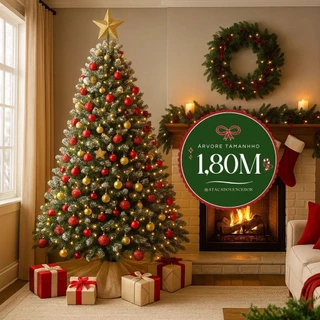 Árvore de Natal Nevada 1,80m C/ 700 Galhos Luxo 23688 - Vencedor