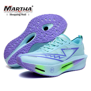 Sapatos De Placa De Carbono Maratona Leves Resistentes A Tênis Masculinos E Femininos 36-44 em Oferta na Shopee
