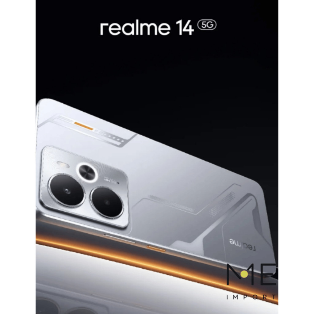 Realme 14 RMX5070 – 5G, 256GB, 8GB RAM, Dual SIM – Tela 6.67
