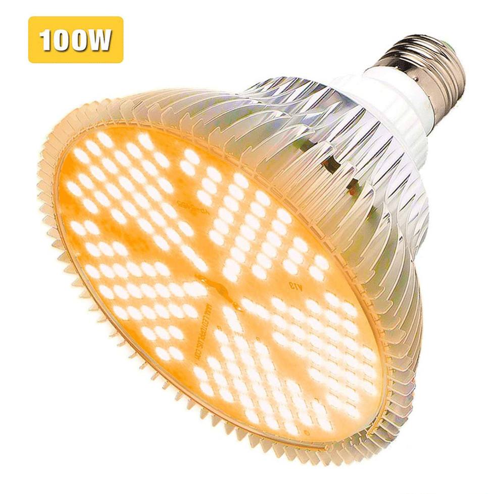 Lámpara LED E27 De Espectro Completo 100W-400W, Deformable, Con Chips 2835 SMD, Para Cultivo Interior