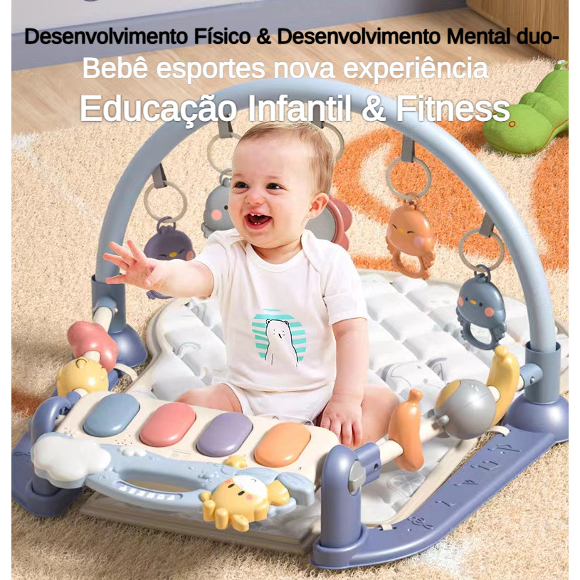 Tapete de Atividades Para Bebê Piano Baby-Smart Mommy