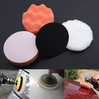 Kit De Polimento De Automóveis Lixadeira De Esponja De Limpeza De Rodas De Espuma Auto
