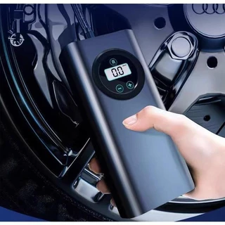 V060 - Compressor Detector de Ar Portatil Recarregavél Com Fio Sem Fio Digital USB Calibrador Pneu de Carro Automóvel