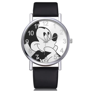 Mickey Mouse Cartoon Watch Gift For Children Relógio De Moda Simples Esportivo De Lazer Para Estudantes Criativo De Quartzo Crianças