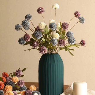 5 Cabeça Dente-De-Leão Artificial Casa Casamento Sala De Estar Decoração Simulação Flor De Vaso De Mesa De Flores Flowe