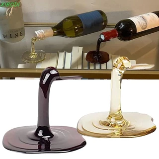 XIBODI Suporte Para Garrafas De Vinho , Derramado Divertido , Cozinha Exibição Criativa Seu Porta Favorito ABS