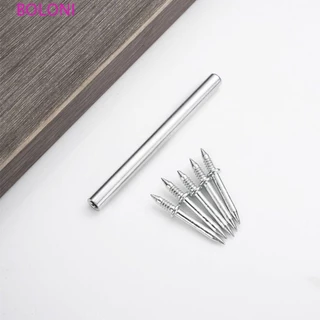 BOLONI 100pcs Prego De Cabeça Dupla , Parafuso De Segurança Invisível Durável Rosca De Rodapé Sem Costura , Ferragens Multifuncionais Anti-Ferrugem Parafusos De Dura Conjunto De Pintura