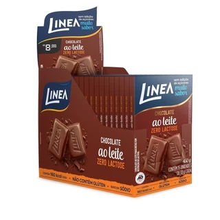 Chocolate Ao Leite Diet Zero Lactose Linea Barra 30g