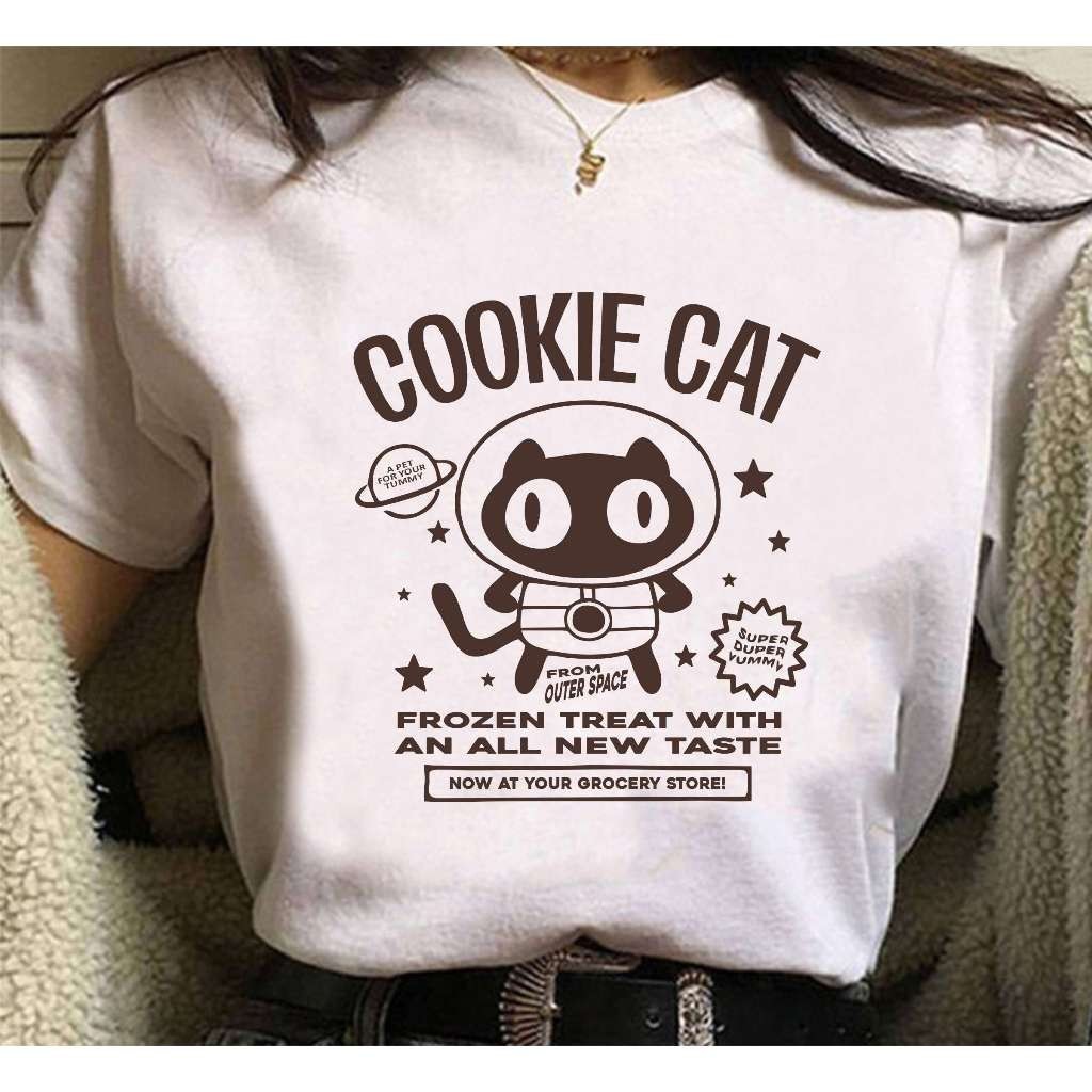 Camiseta Steven Universe Cookie Cat A Pet For Your Tummy Aesthetic