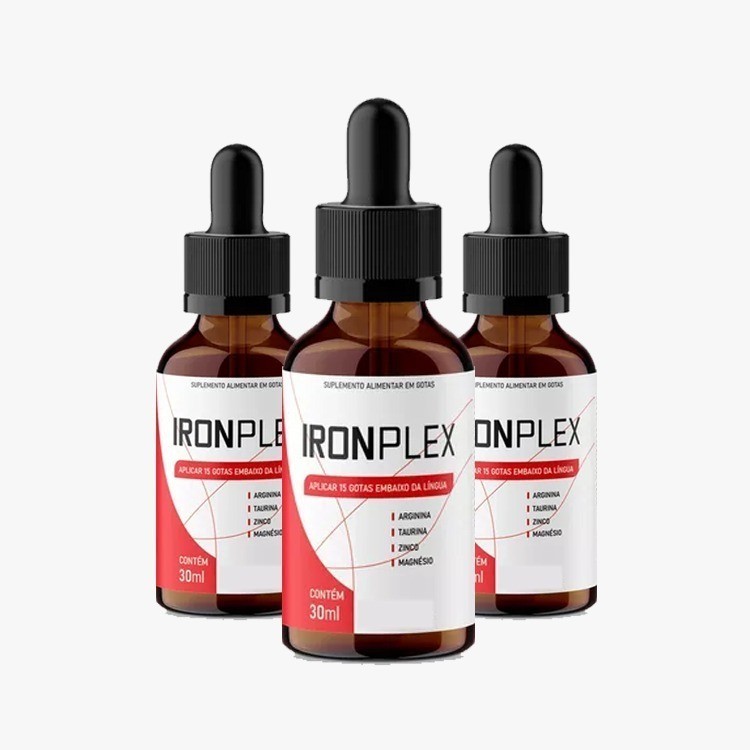 3 Ironplex 30 Ml - Formula Inovadora - Promoção Limitada | Shopee Brasil