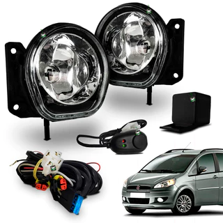 Kit Farol Auxiliar Milha Idea 2012 2013 2014 2015 2016 Botao Colante