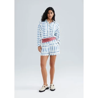 Shorts Feminino Estampado Em Viscolinho Hering