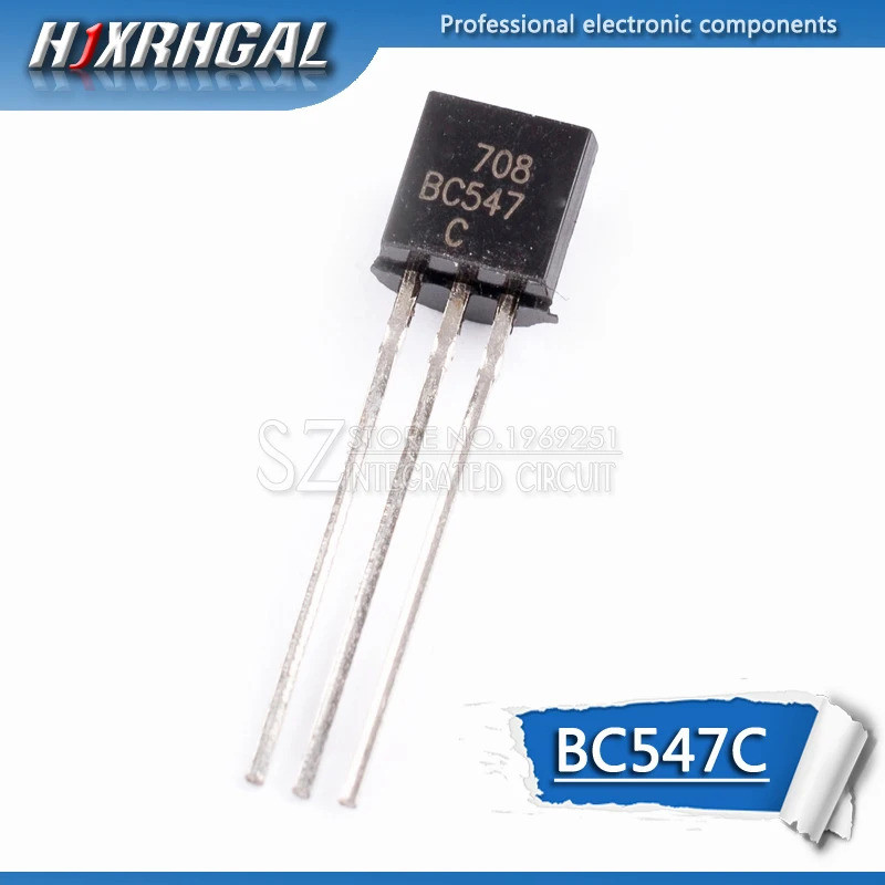 1 Pcs BC547C TO-92 BC547 TO92 547C transistor De Triodo | Shopee Brasil