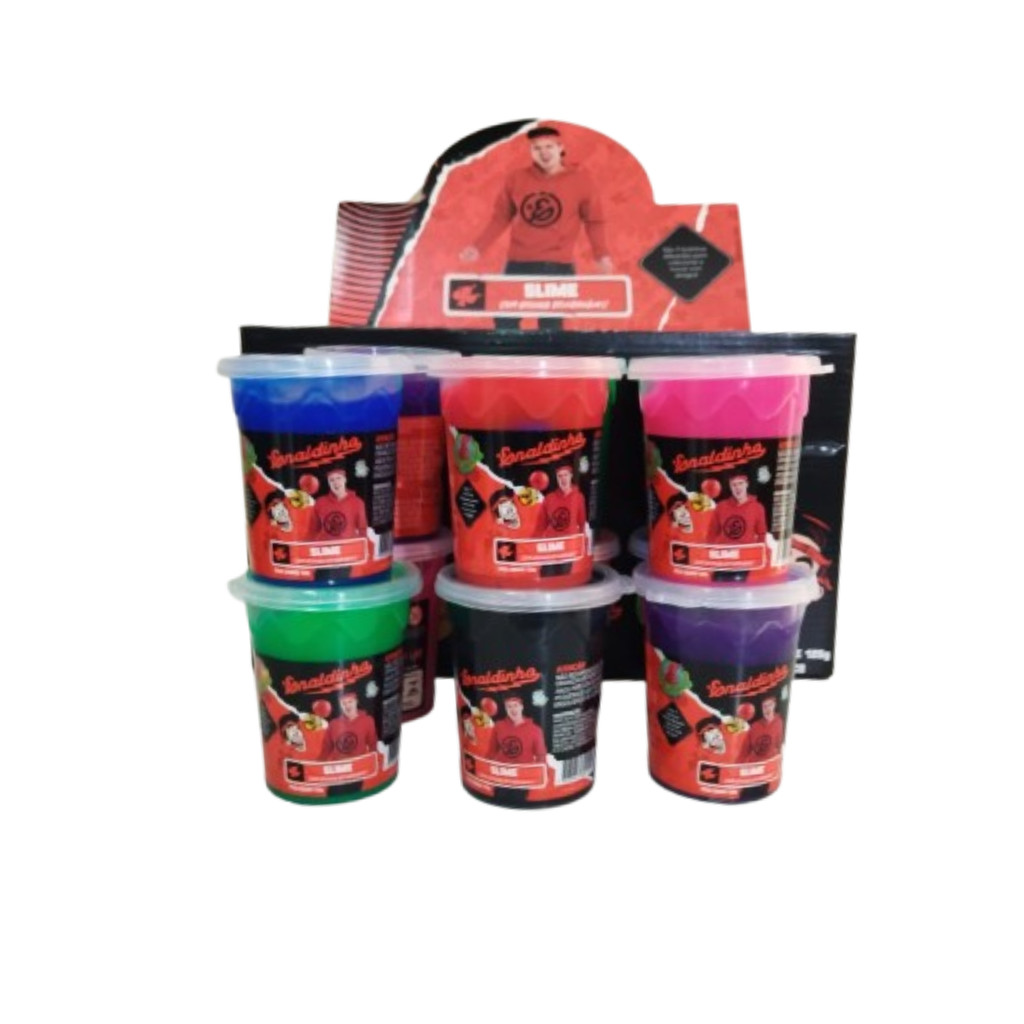 Display Slime Gelástica Enaldinho Youtuber Edição Especial Bolas ...