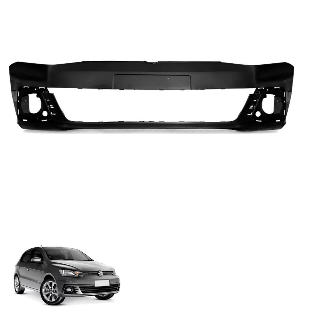 Parachoque Dianteiro Gol Voyage G7 2016 a 2018 Preto