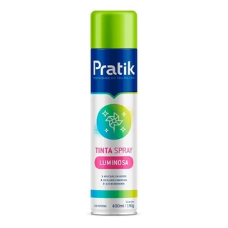 Tinta Spray Pratik Luminosa Verde 400ml em Oferta na Shopee