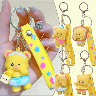 Pingente De Chaveiro Kawaii MiniDoll-Decoração De Pvc De Figura De Anime-Acessórios DIY-Desenho Animado , Prático , Doce
